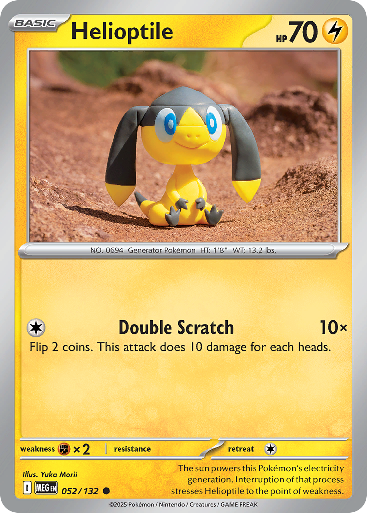 Helioptile 052/132 Mega Evolution