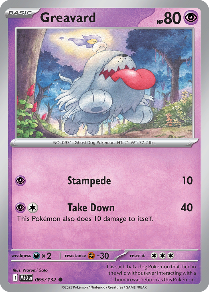 Greavard 065/132 Mega Evolution