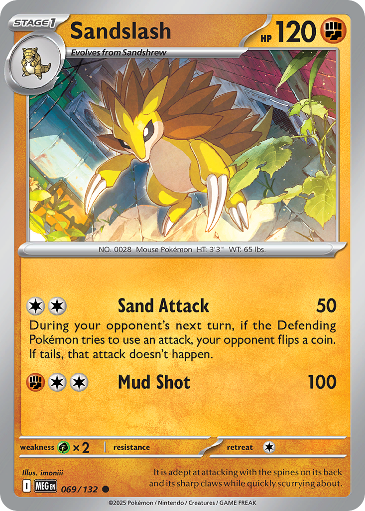 Sandslash 069/132 Mega Evolution