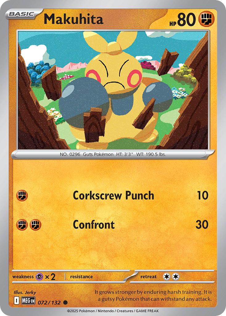 Makuhita 072/132 Mega Evolution