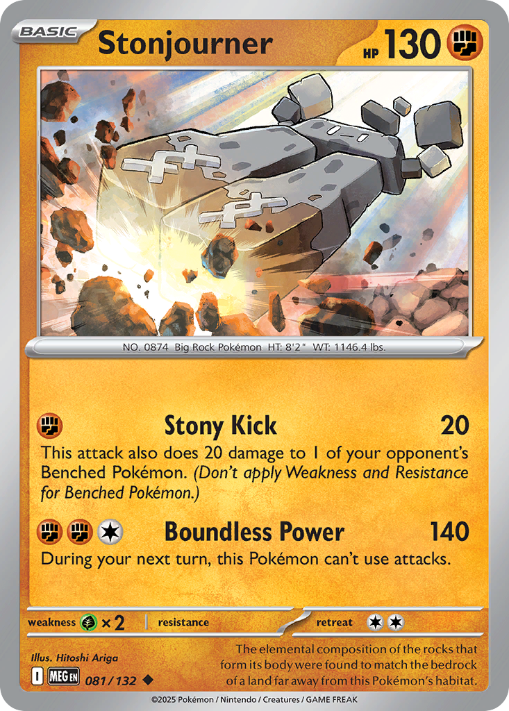 Stonjourner 081/132 Mega Evolution