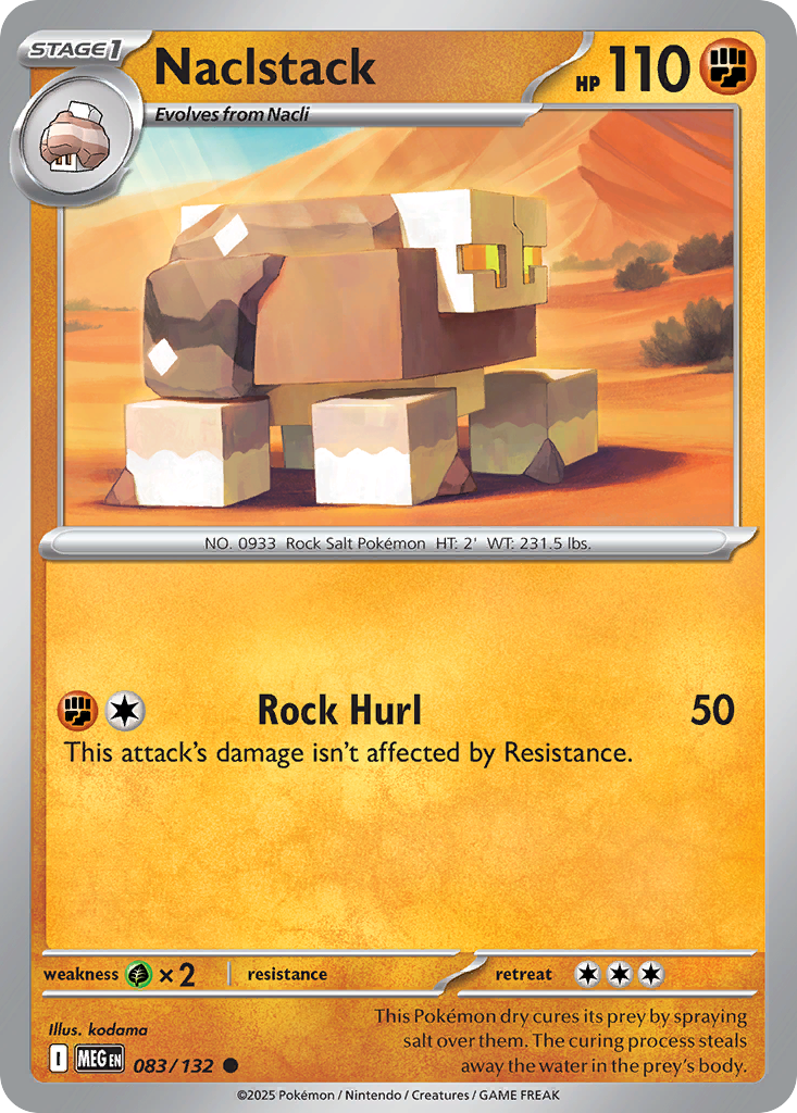 Naclstack 083/132 Mega Evolution