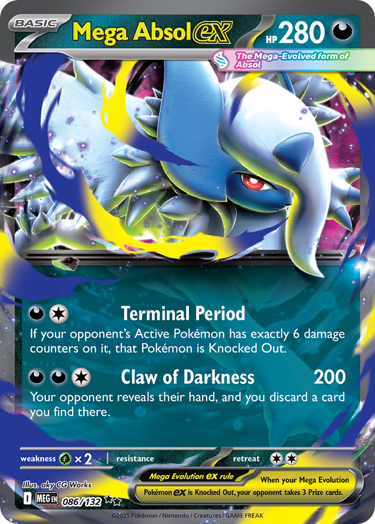 Mega Absol ex 086/132 Mega Evolution