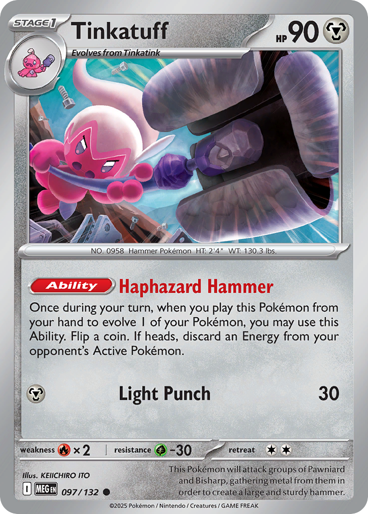 Tinkatuff 097/132 Mega Evolution