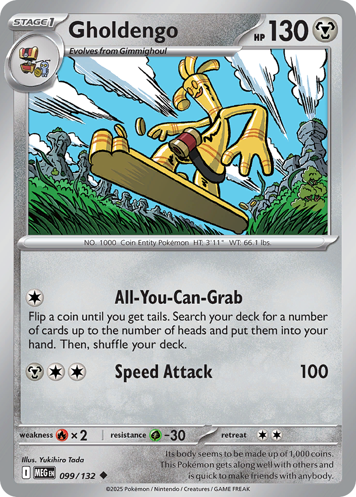 Gholdengo 099/132 Mega Evolution