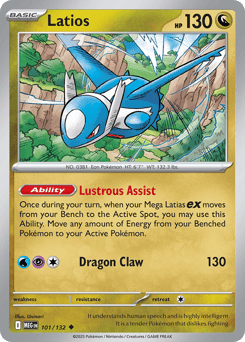 Latios 101/132 Mega Evolution