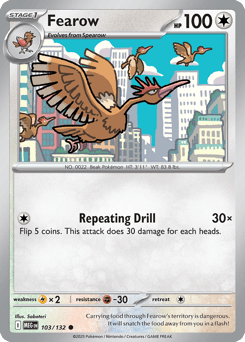 Fearow 103/132 Mega Evolution