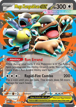 Mega Kangaskhan ex 104/132 Mega Evolution