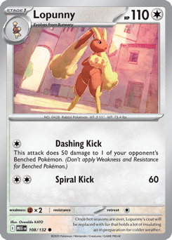 Lopunny 108/132 Mega Evolution
