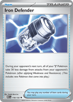 Iron Defender 118/132 Mega Evolution