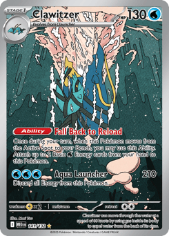 Clawitzer 141/132 Mega Evolution