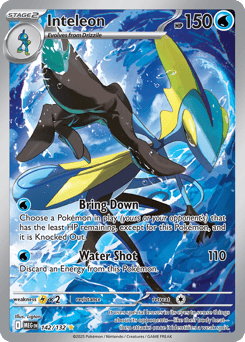 Inteleon 142/132 Mega Evolution