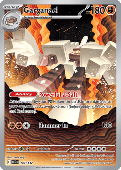 Garganacl 147/132 Mega Evolution