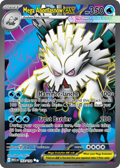 Mega Abomasnow ex 157/132 Mega Evolution