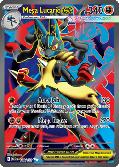 Mega Lucario ex 160/132 Mega Evolution