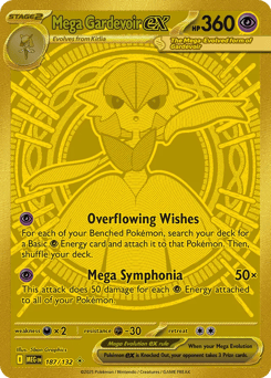 Mega Gardevoir ex 187/132 Mega Evolution