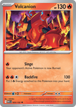 Volcanion 025/132 Mega Evolution