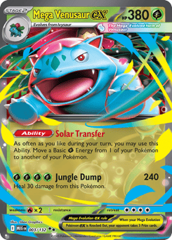 Mega Venusaur ex 003/132 Mega Evolution