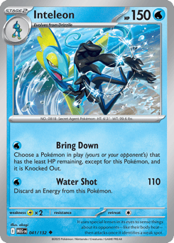 Inteleon 041/132 Mega Evolution