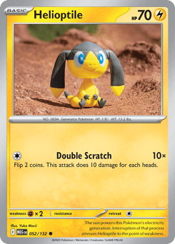 Helioptile 052/132 Mega Evolution