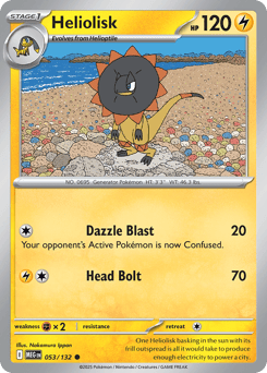 Heliolisk 053/132 Mega Evolution