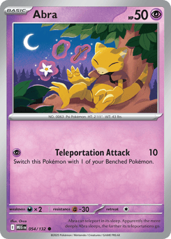 Abra 054/132 Mega Evolution