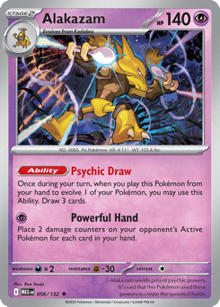 Alakazam 056/132 Mega Evolution