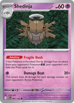 Shedinja 061/132 Mega Evolution
