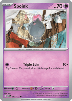 Spoink 062/132 Mega Evolution