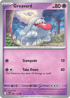 Greavard 065/132 Mega Evolution
