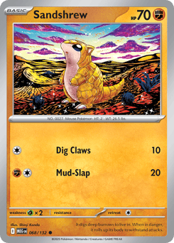 Sandshrew 068/132 Mega Evolution