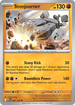 Stonjourner 081/132 Mega Evolution