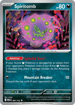 Spiritomb 087/132 Mega Evolution