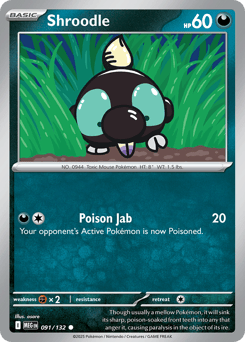 Shroodle 091/132 Mega Evolution