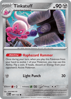 Tinkatuff 097/132 Mega Evolution