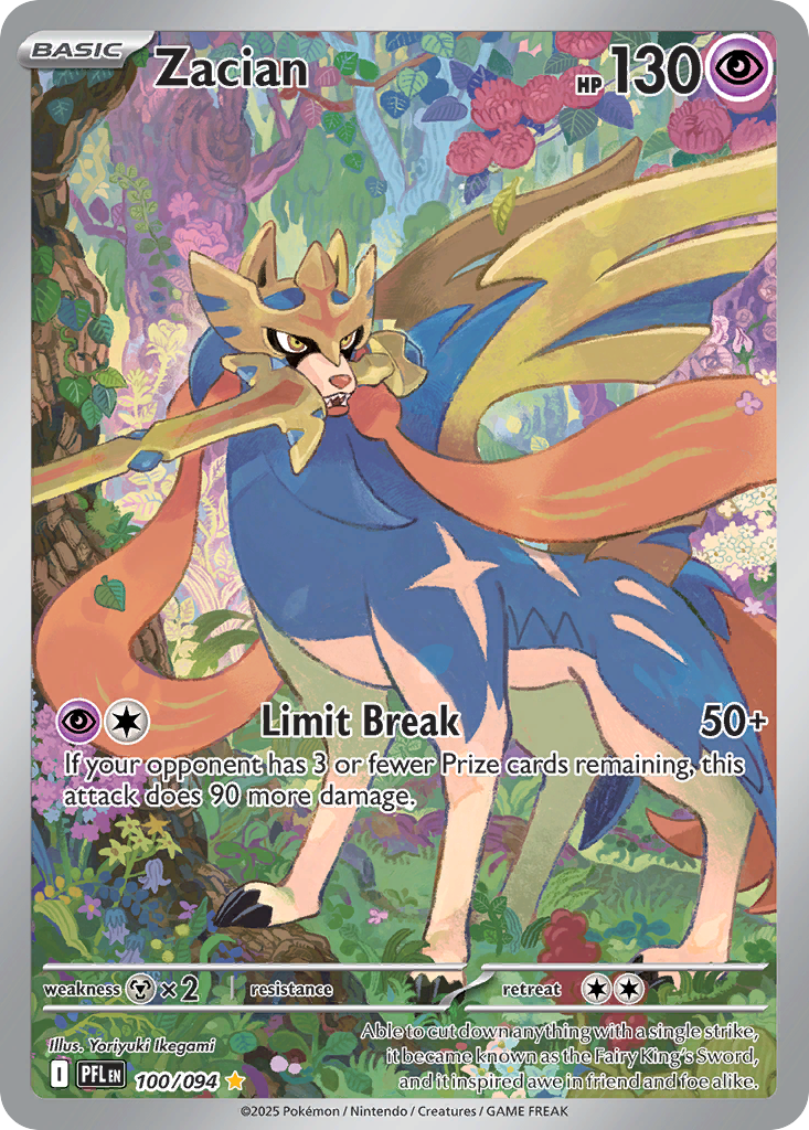 Zacian 100/094 Phantasmal Flames