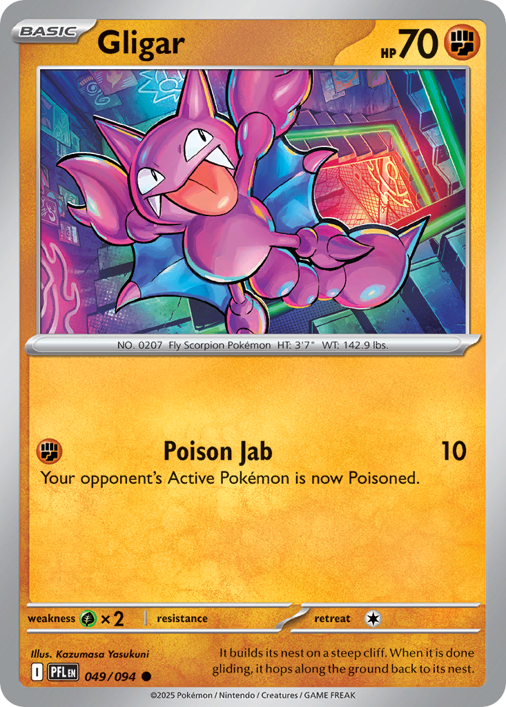 Gligar 049/094 Phantasmal Flames