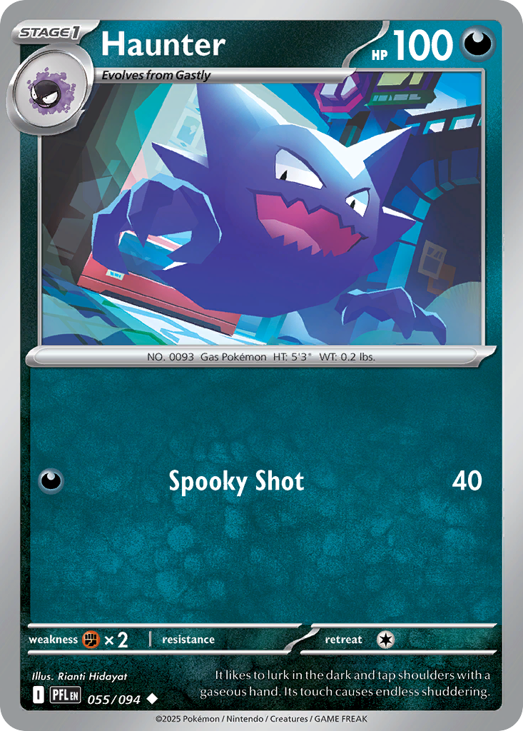 Haunter 055/094 Phantasmal Flames