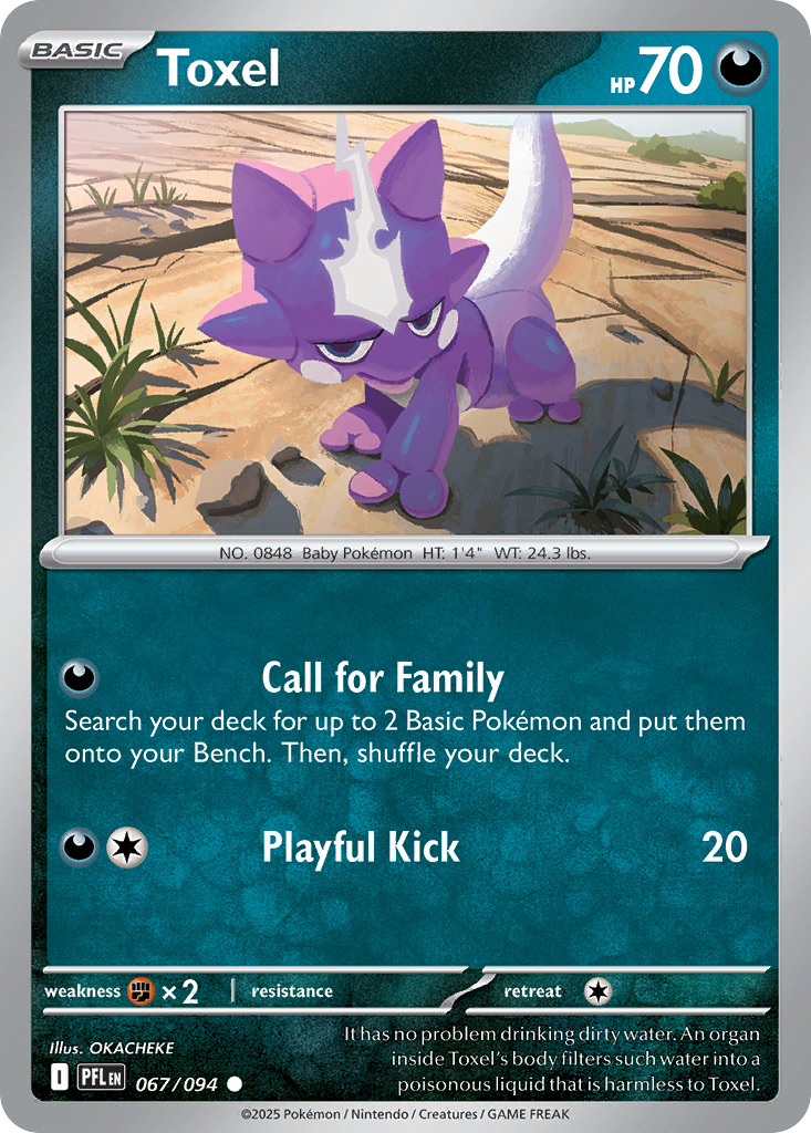 Toxel 067/094 Phantasmal Flames