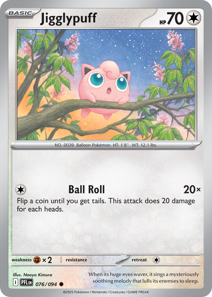 Jigglypuff 076/094 Phantasmal Flames