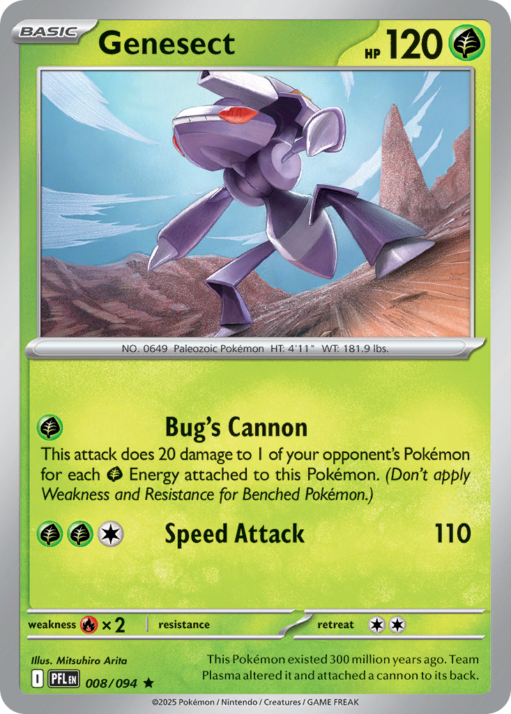 Genesect 008/094 Phantasmal Flames