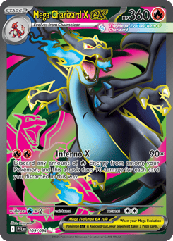 Mega Charizard X ex 109/094 Phantasmal Flames