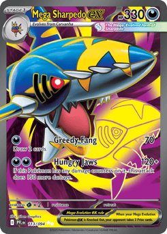 Mega Sharpedo ex 113/094 Phantasmal Flames