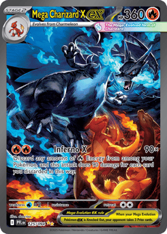 Mega Charizard X ex 125/094 Phantasmal Flames