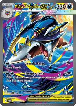 Mega Sharpedo ex 127/094 Phantasmal Flames