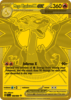 Mega Charizard X ex 130/094 Phantasmal Flames