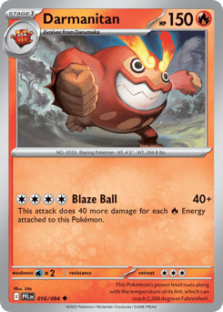 Darmanitan 016/094 Phantasmal Flames