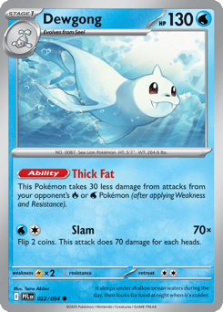 Dewgong 022/094 Phantasmal Flames