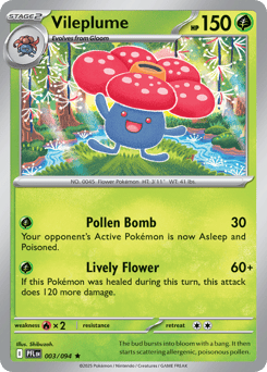 Vileplume 003/094 Phantasmal Flames