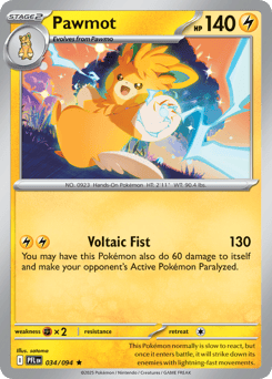 Pawmot 034/094 Phantasmal Flames